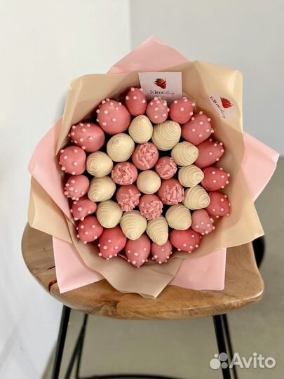 Букет из клубники в шоколаде