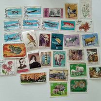 Почтовые марки кубы, СССР и другие