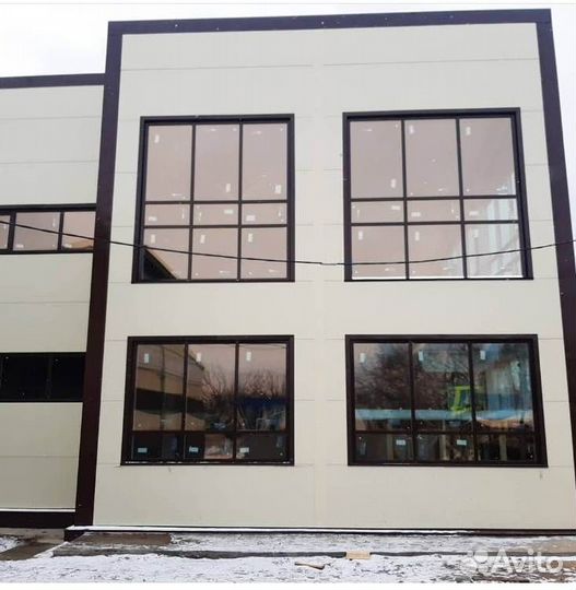 Алюминиевые входные группы, витражи