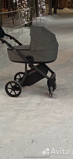 Коляска 2в1 Roan Bass Next, Titanium (Стальной)