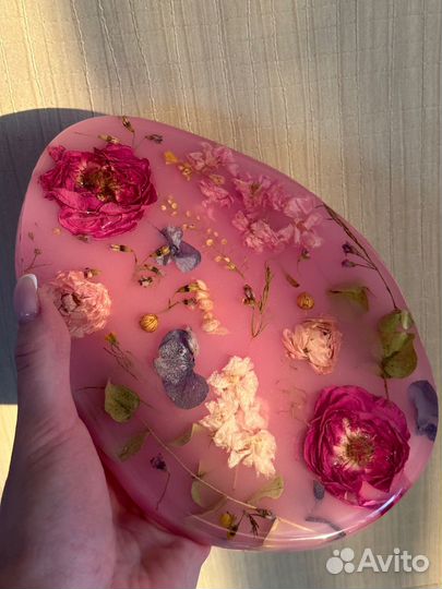 Поднос из эпоксидной смолы