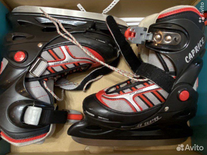 Коньки раздвижные caprice 30-33