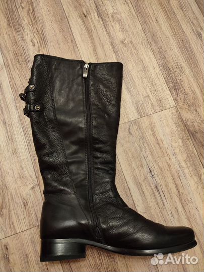 Сапоги зимние женские 37 новые кожаные