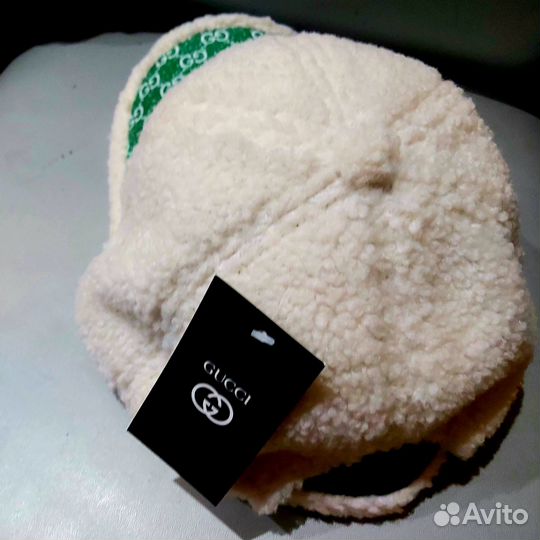 Кепка бейсболка Gucci унисекс шерпа