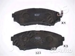 Колодки тормозные PA323AF Japanparts