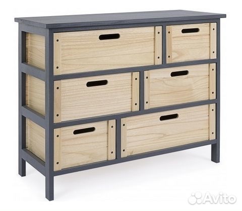 Комод с 6 ящиками Bizzotto Furniture Theo 75x30x61