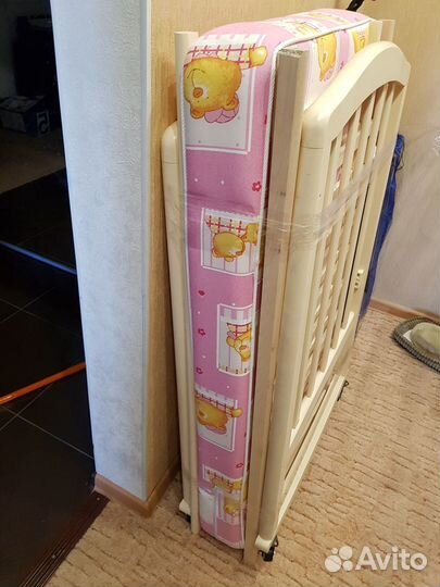 Детские кроватки с матрасом бу