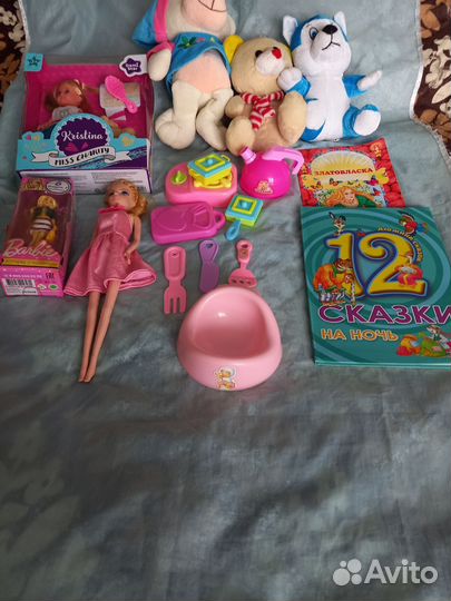 Детские игрушки пакетом для девочки