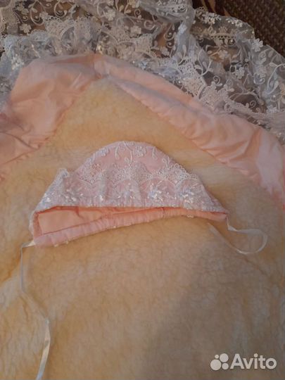 Конверт на выписку для девочки зима