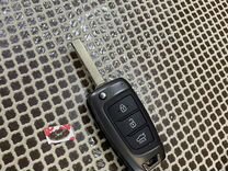 Ключ на Hyundai solaris