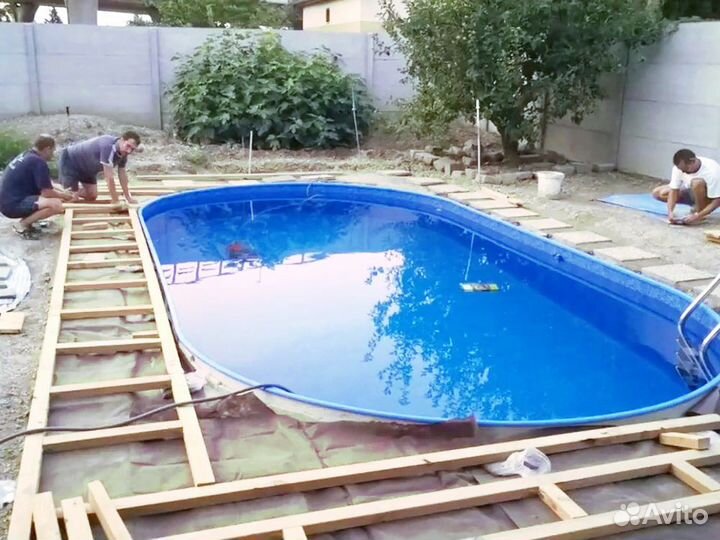 Пластиковый бассейн