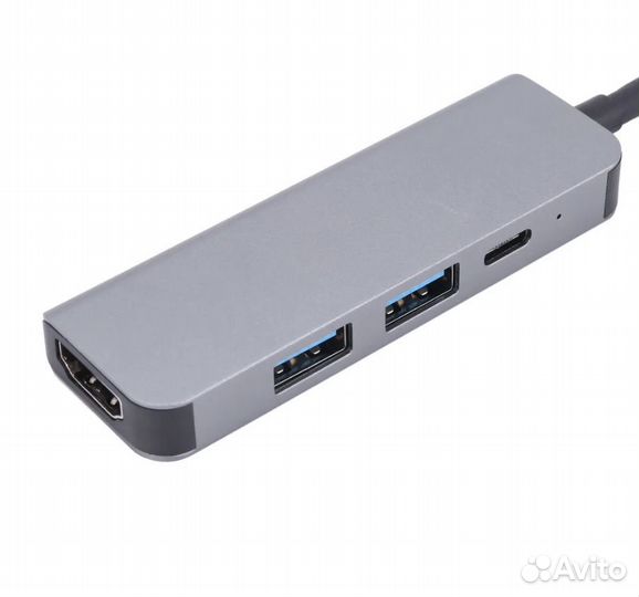 Адаптер Type-C на hdmi-USB 3.1 Type-C-2x USB 3.0