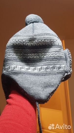 Шапка зимняя и шарф мальчику 3-5 л