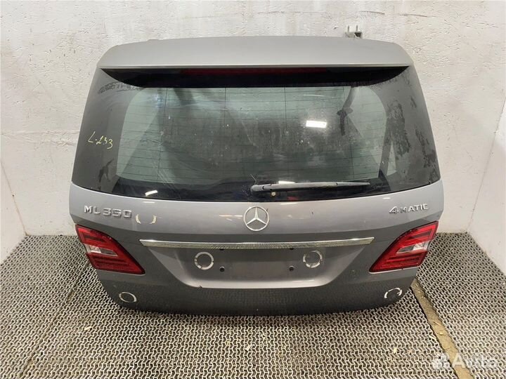 Подсветка номера Mercedes ML W166 2011, 2013