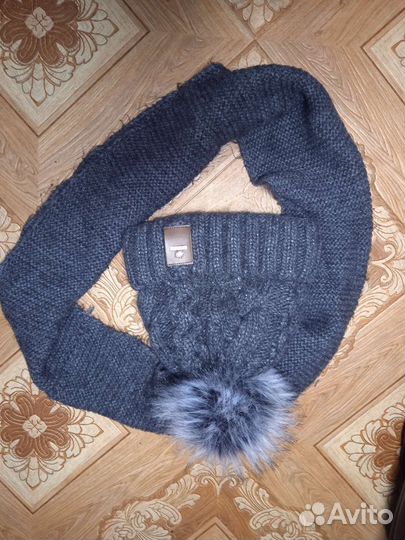 Шапка и шарф на девочку