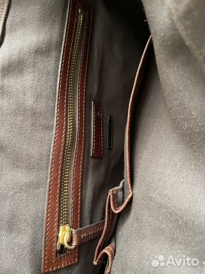 Сумка кожаная massimo dutti