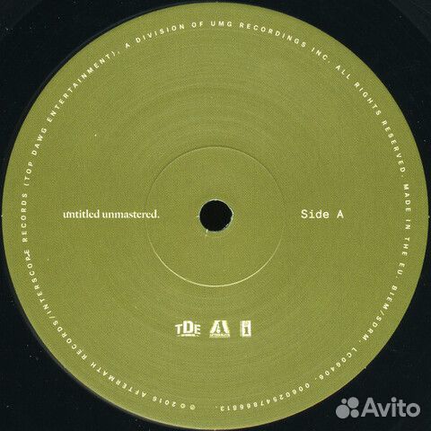 Kendrick Lamar / Untitled Unmastered. (LP)