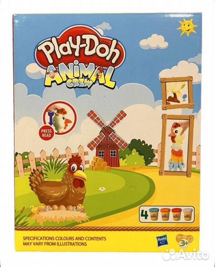 Курочка, набор пластилина (Арт.76746)