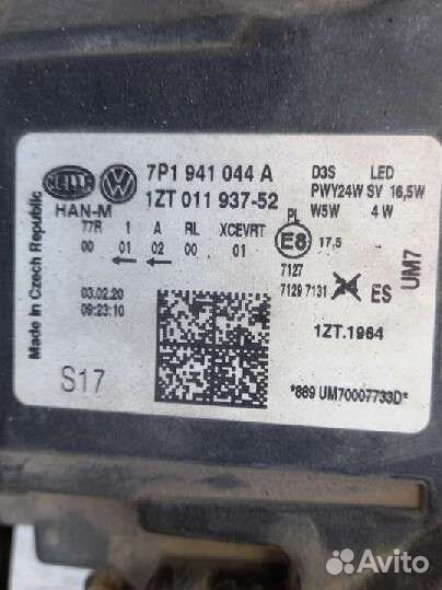 Фара volkswagen touareg