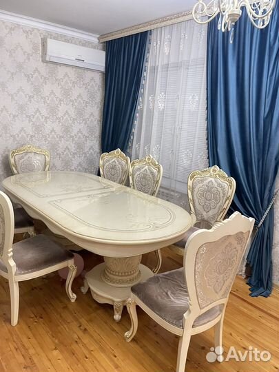 Стол со стульями бу