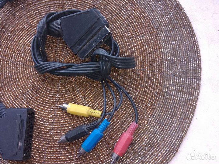 Переходник Scart для TV.и Скарт кабель тюльпан