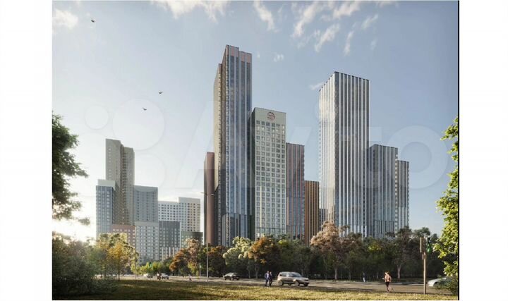 Квартира-студия, 29,7 м², 23/43 эт.