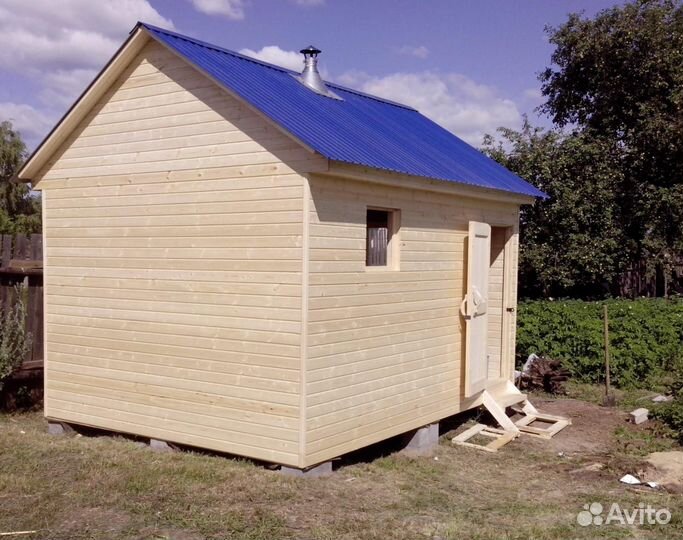 Каркасные бани хоз блоки