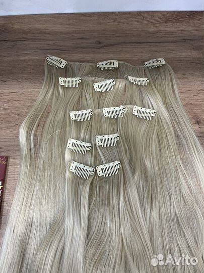 Волосы на заколках. Трессы