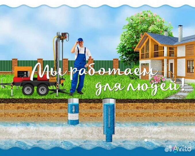 Бурение скважин на воду.