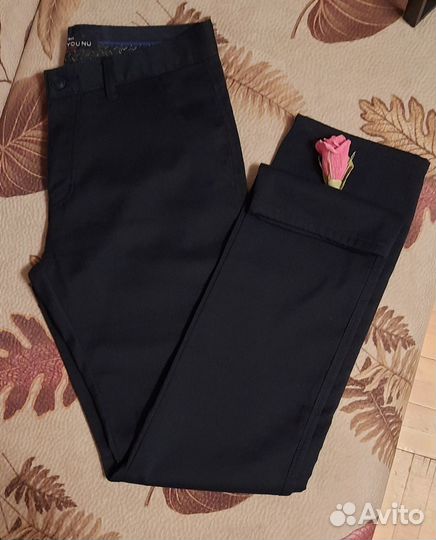 Штаны синие унисекс