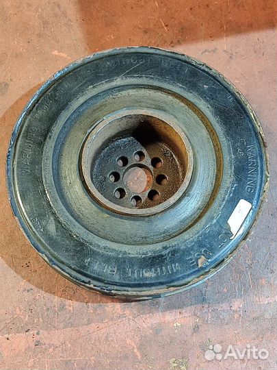 Шкив коленвала 3.0 VW Туарег Каен Audi Q7