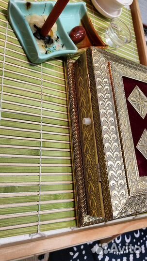 Шкатулка золотая Индия