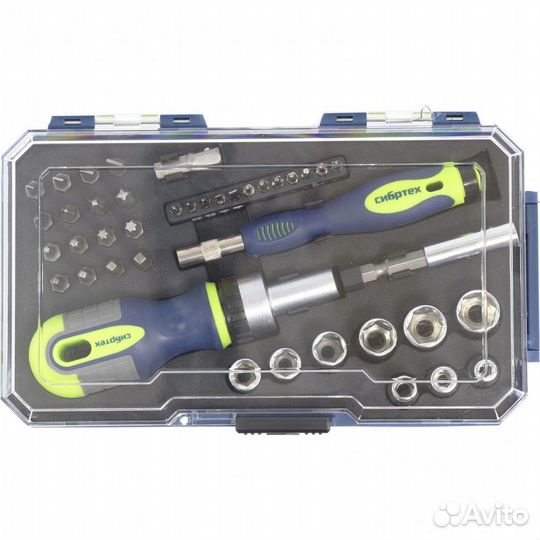 Отвертки реверсивные с набором бит и торцевыми гол