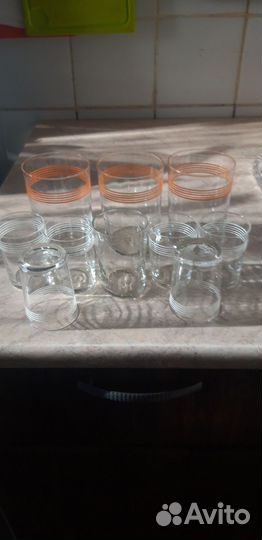 Стаканы,стопки тонкое стекло СССР