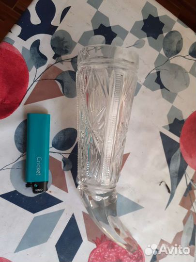 Хрусталь в виде рога на удачу