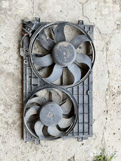 Вентилятор охлаждения на volkswagen passat b7