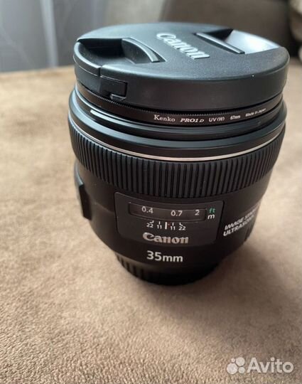 Объектив canon EF 35mm F2 IS USM