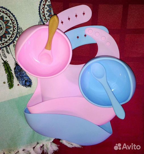 Детская посуда из пищевого силикона