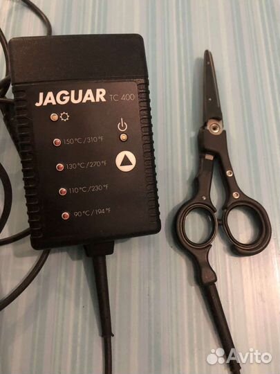 Горячие ножницы jaguar для запаивание кончиков