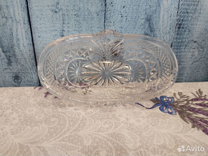 Конфетница/салатник (хрусталь)