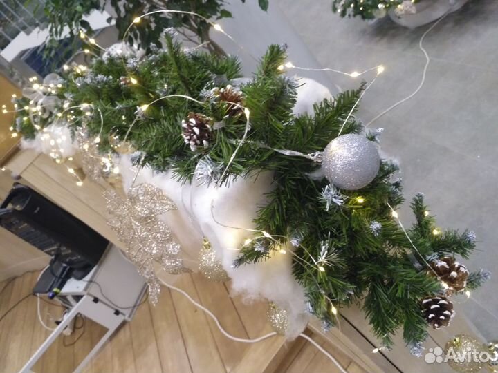 Светодиодная гирлянда, 50 м - 500 led, 8 режимов