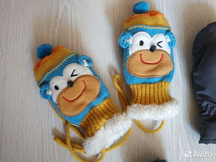Варежки, краги и шапки на 1-6 лет