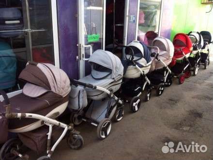 Коляски с минимальным пробегом. 2 или 3 блока