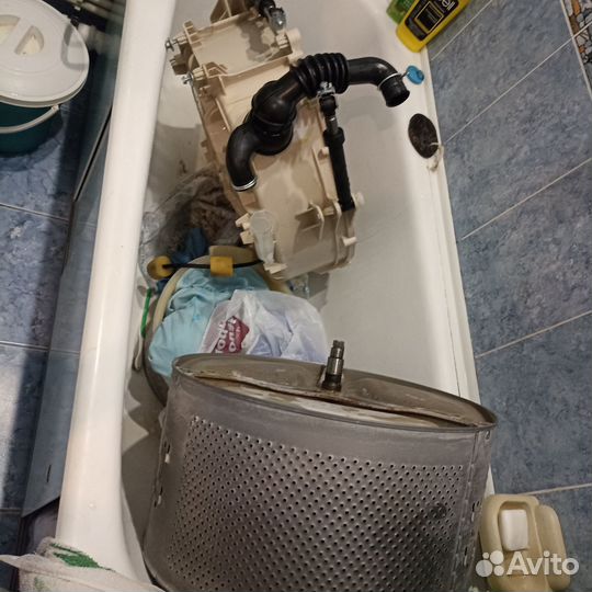 Меняю подшипники на стиральной машине