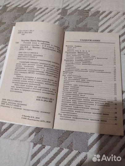 Справочное пособие по русскому языку 5-9 класс