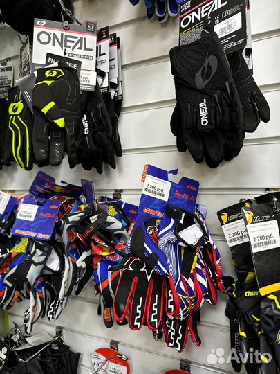 Перчатки текстильные кросс/эндуро