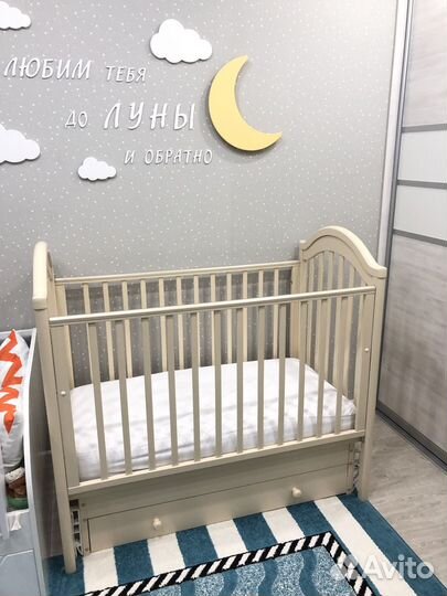 Детская кровать Гандылян 120 на 60 цвет