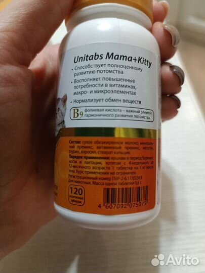 Витамины для беременных кошек