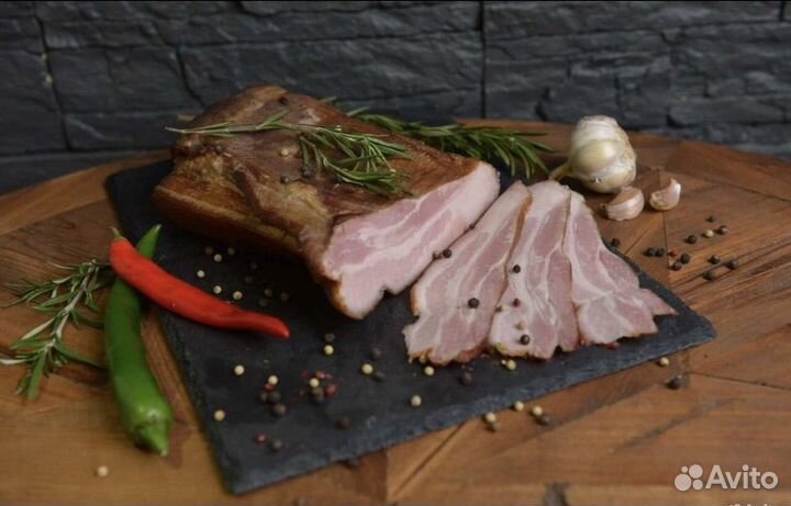 Сало домашнего копчения