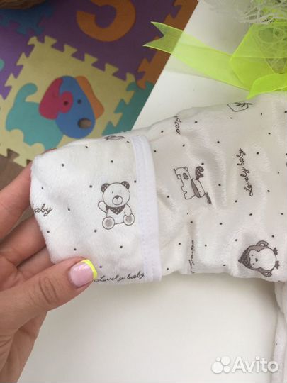 Конверт - спальник на молнии. 50-62 р